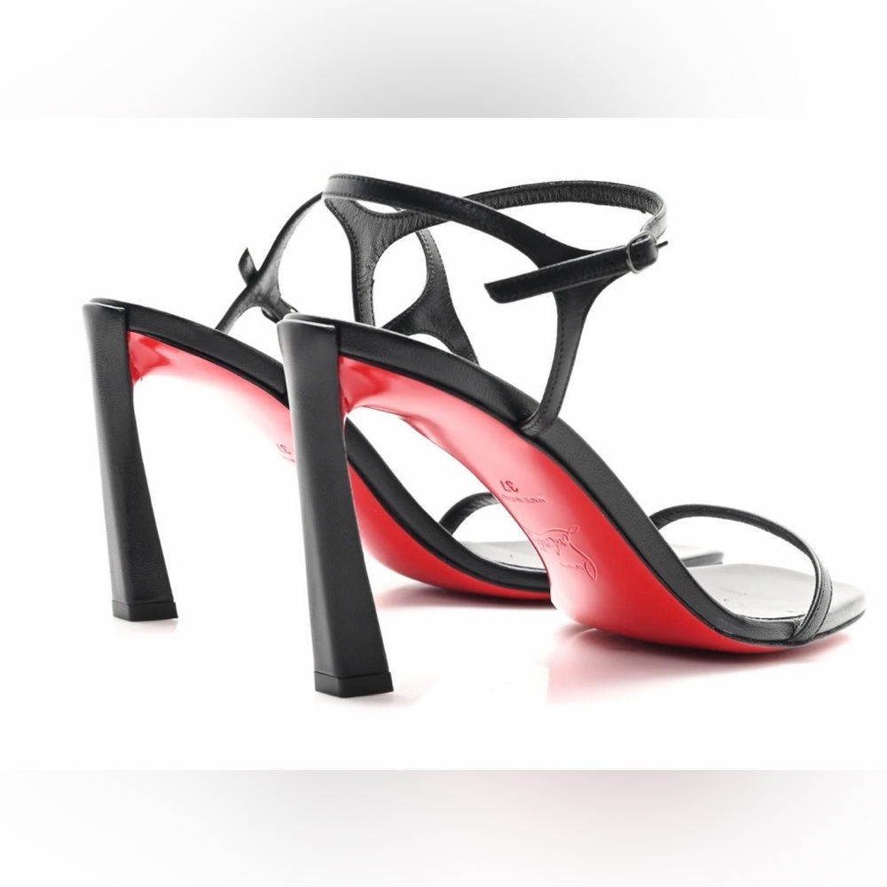 BNIB Christian Louboutins Nappa Condora 85 sandals 
-size